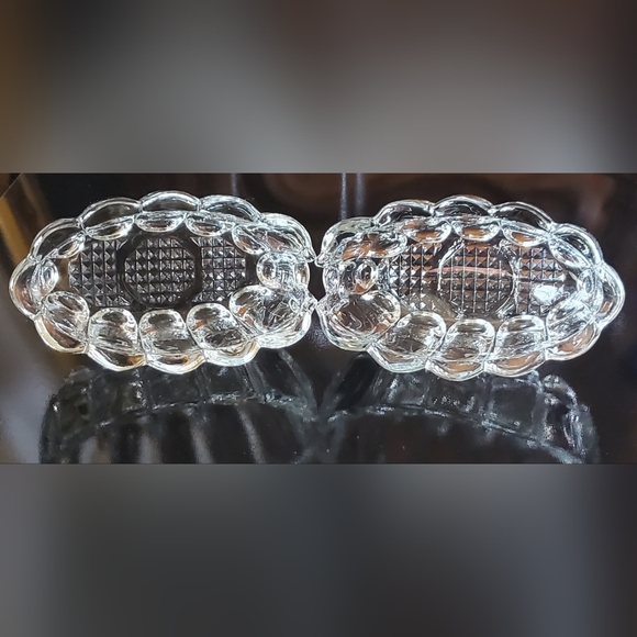 (2) Crystal Spoon Holders "438" by Princess House - Picture 8 of 11